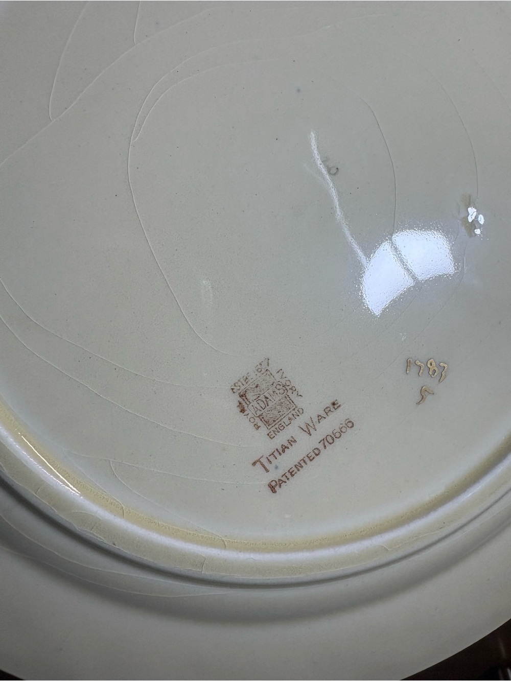Vintage Decorative Pink Floral Ceramic Serving Plate - Brand Unspecified - Picture 6 of 6
